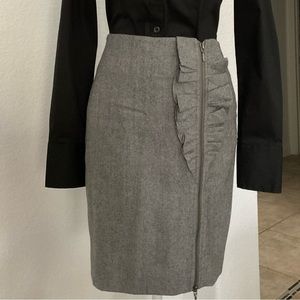Banana Republic lined wool skirt